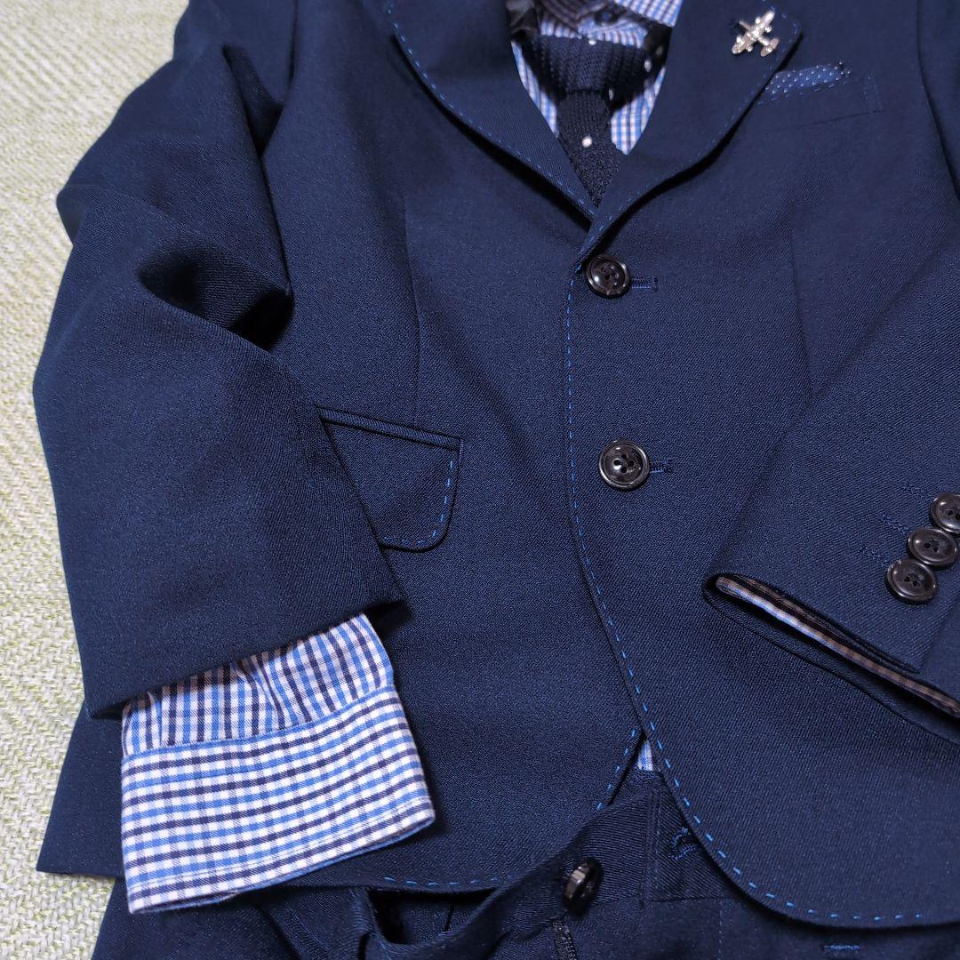 petit main 卒園式　入学式フォーマルスーツ　男の子　ネイビー