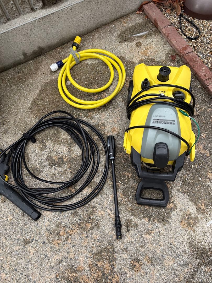 ジャンク品　バラ売り検討可能Karcher 高圧洗浄機 ホース・ノズル付き