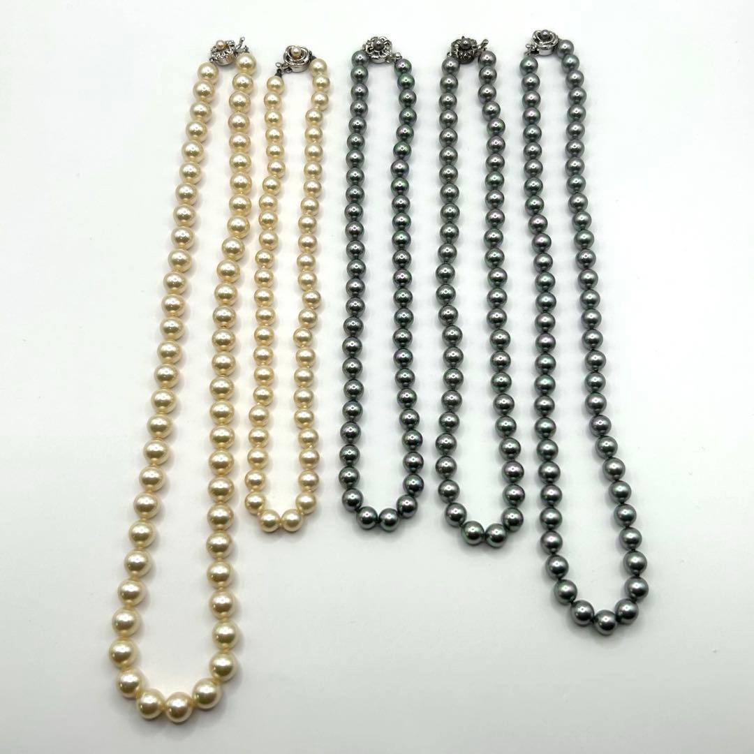 マジョリカ真珠ネックレスパール5点セット