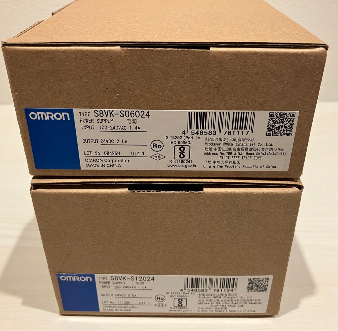 オムロン S8VK-S12024 S8VK-S06024 パワーサプライ 新品