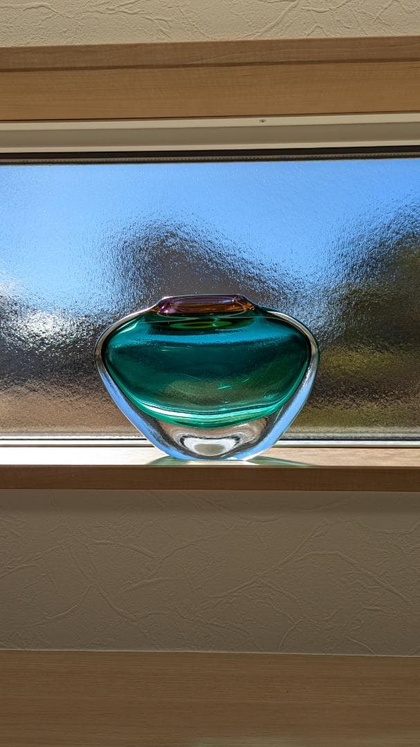 松浦あかね　ガラス花器