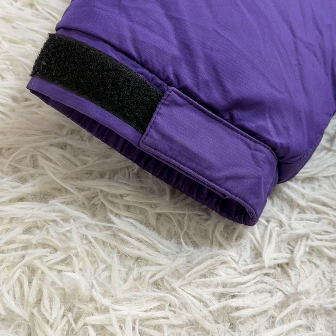 17073✨ノースフェイス L ロゴ刺繍 ヌプシ ダウンジャケット パープル