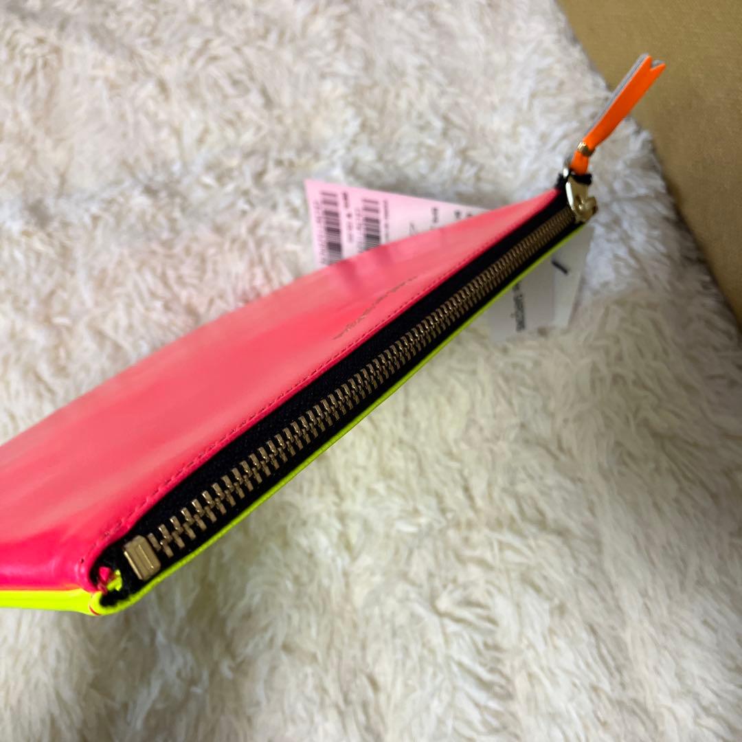 【新品未使用】コムデギャルソン　蛍光色ポーチ　クラッチ