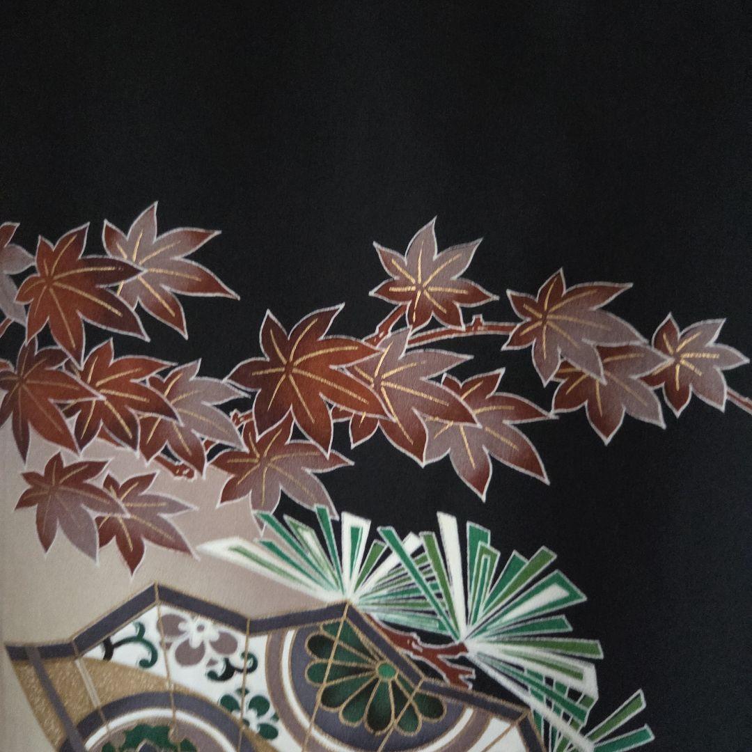 hana　1-17 正絹　男の子お祝い着物　長襦袢付き　産着　七五三　逸品