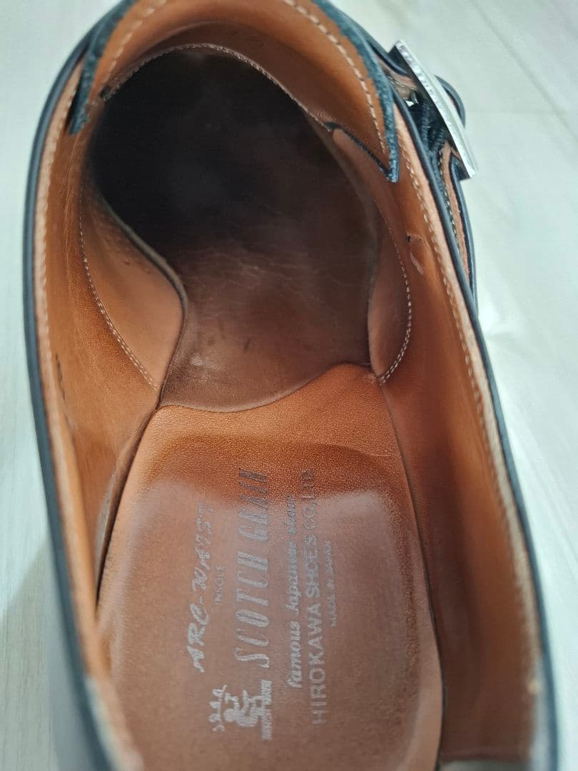 SCOTCH GRAIN スコッチグレイン ダブルモンクストラップ 26cm