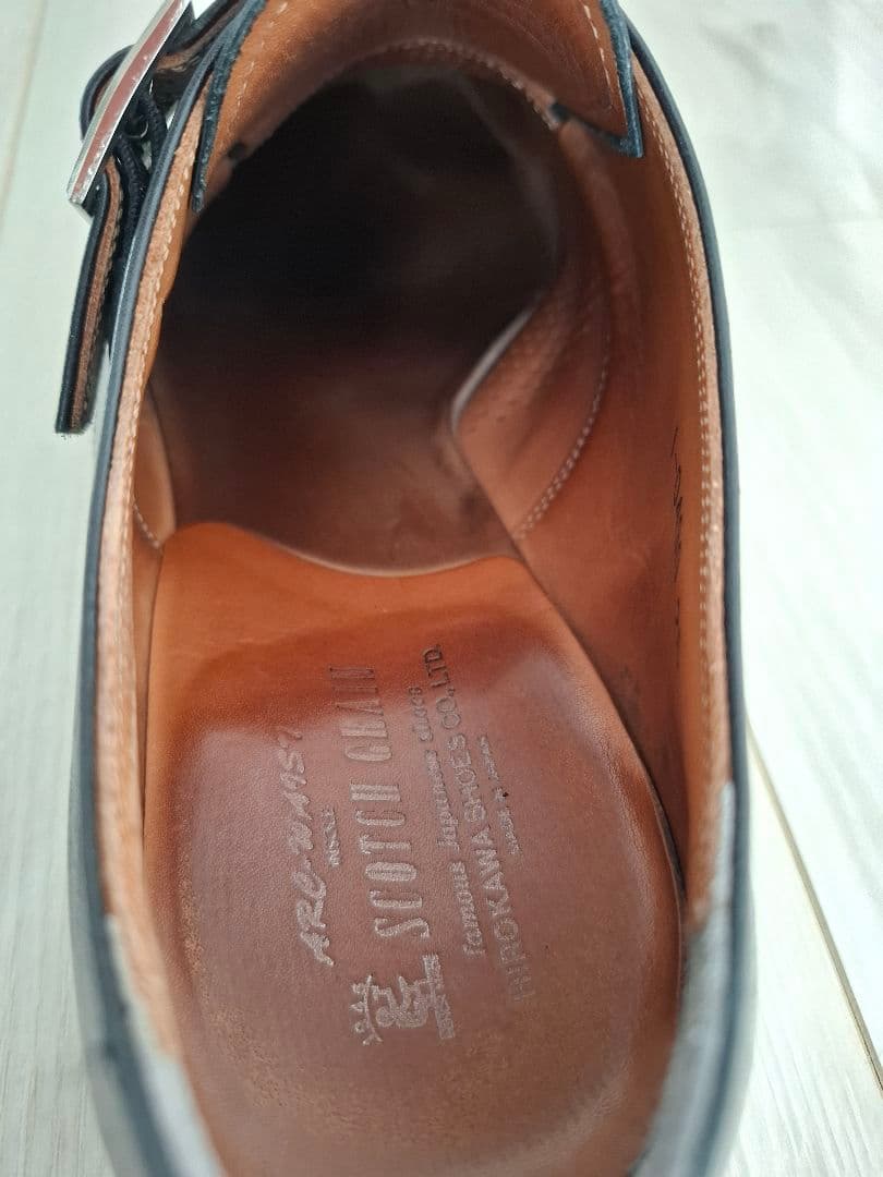 SCOTCH GRAIN スコッチグレイン ダブルモンクストラップ 26cm