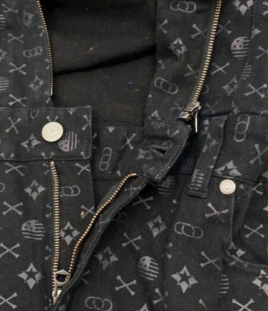 美品　VANSON モノグラム　オーバーオール　つなぎ オ－ルインワン　XL