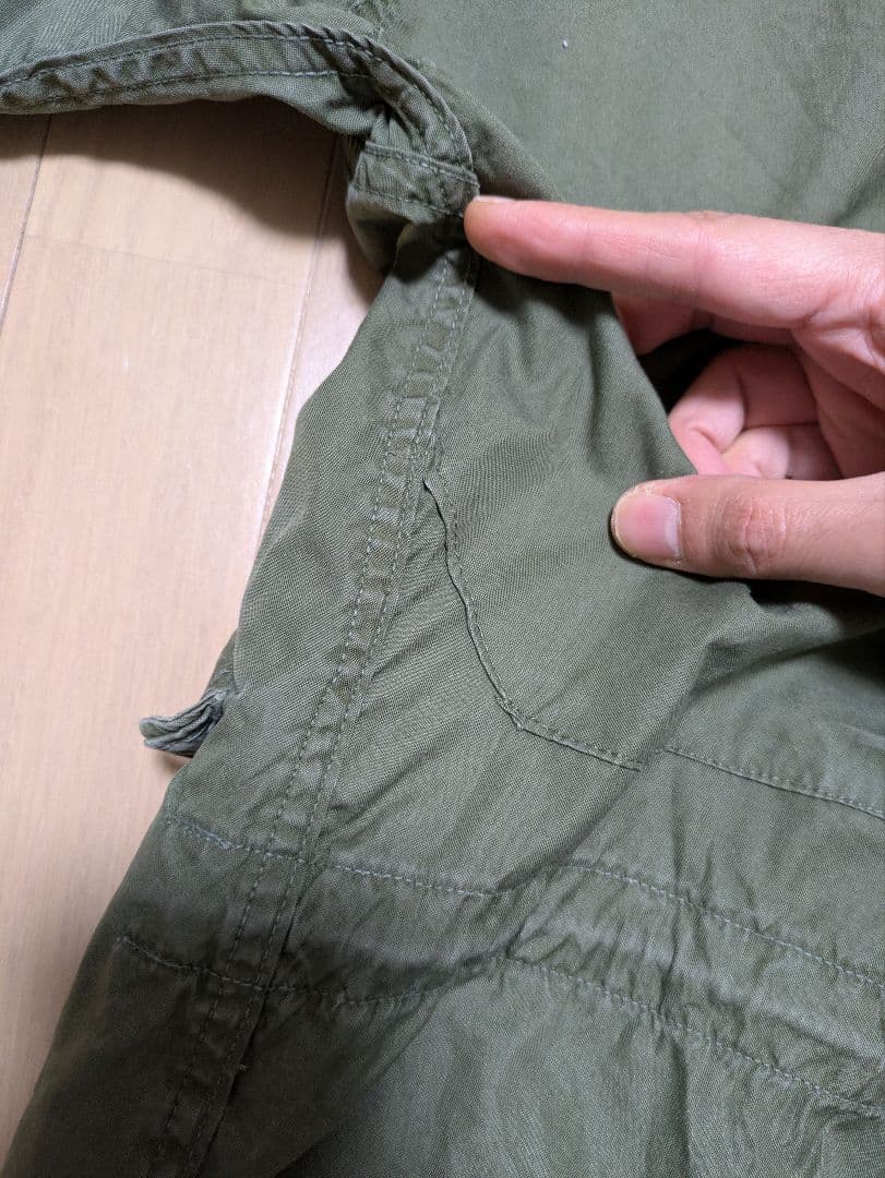 実物 米軍　M-65 モッズコ－ト フィッシュテールパーカー　XS　フード付き