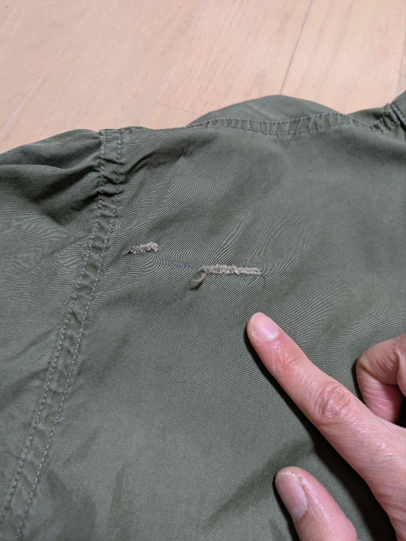 実物 米軍　M-65 モッズコ－ト フィッシュテールパーカー　XS　フード付き