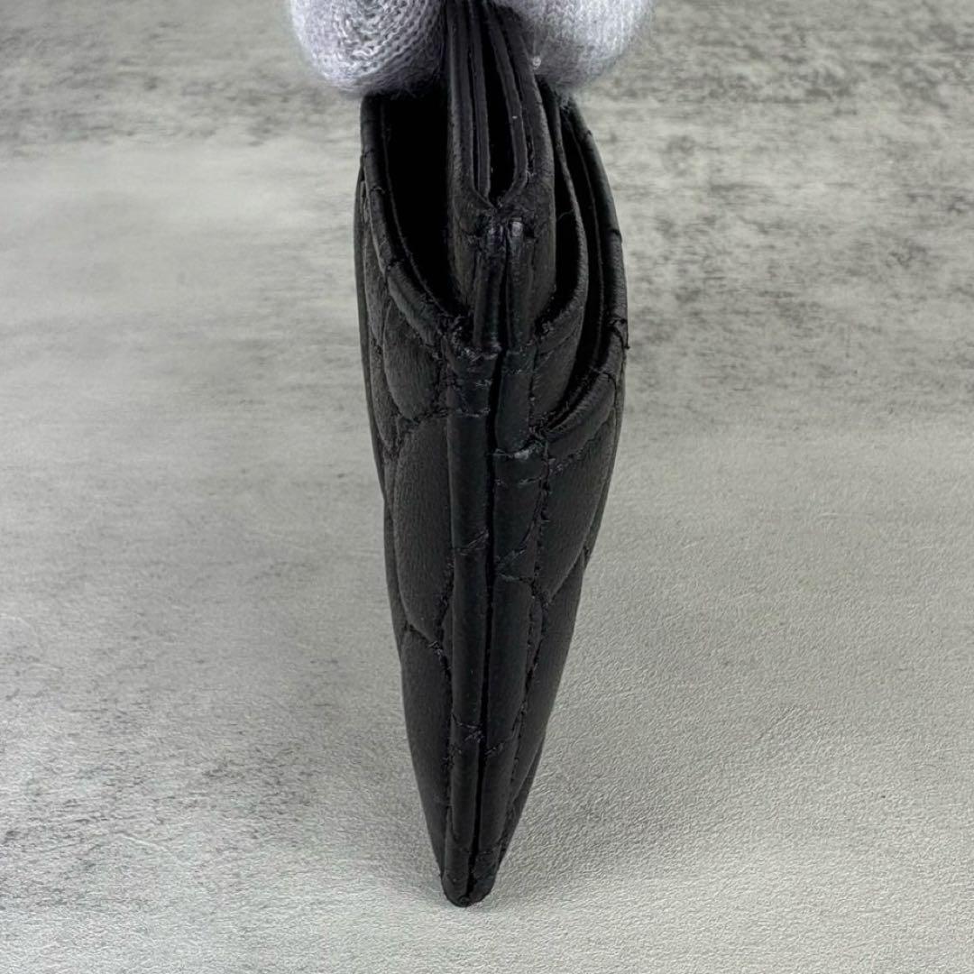 CHANEL シャネル　カメリア　ラムスキン　カードケース　パスケース