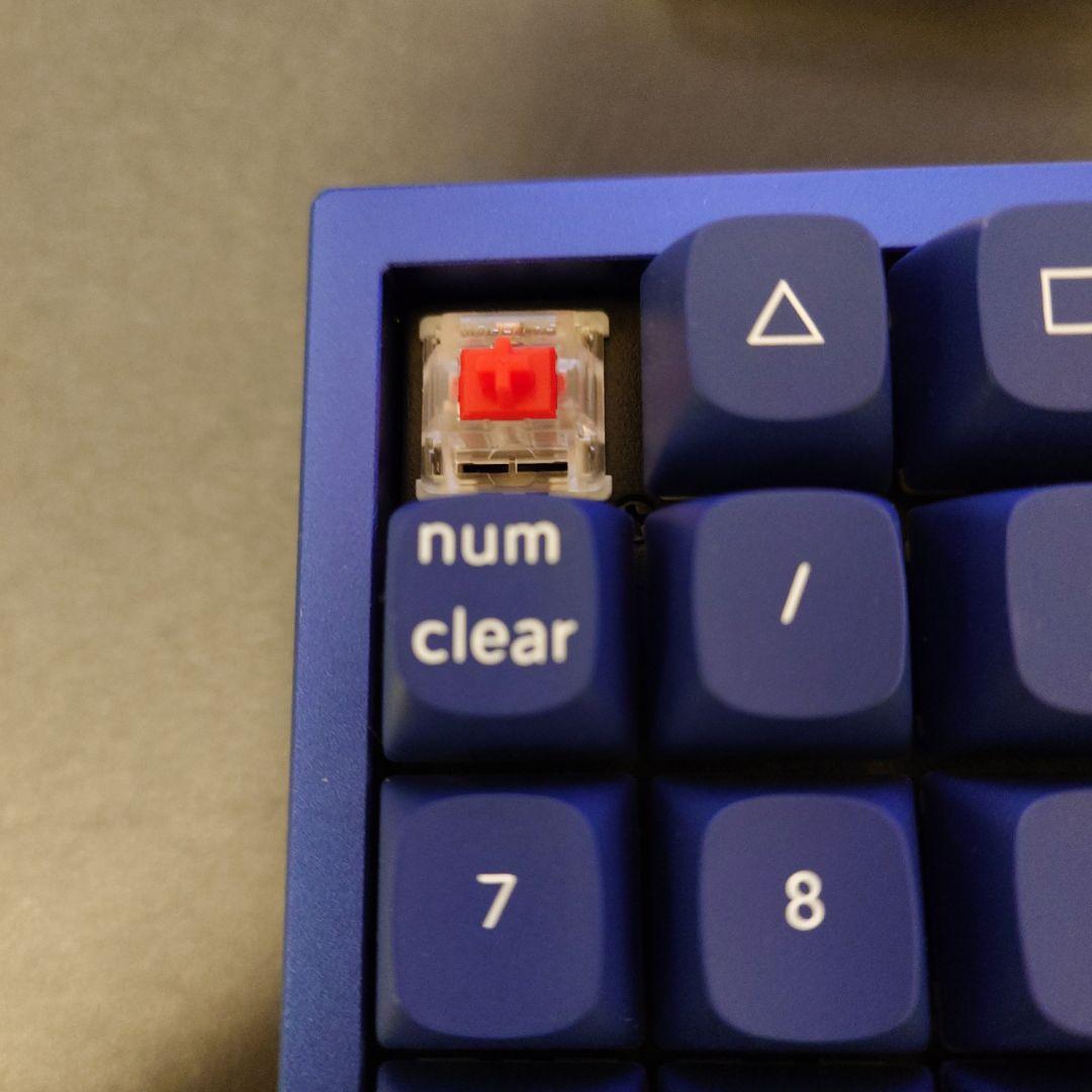 keychron Q0 テンキー　有線　赤軸　箱付き　メルカリ最安