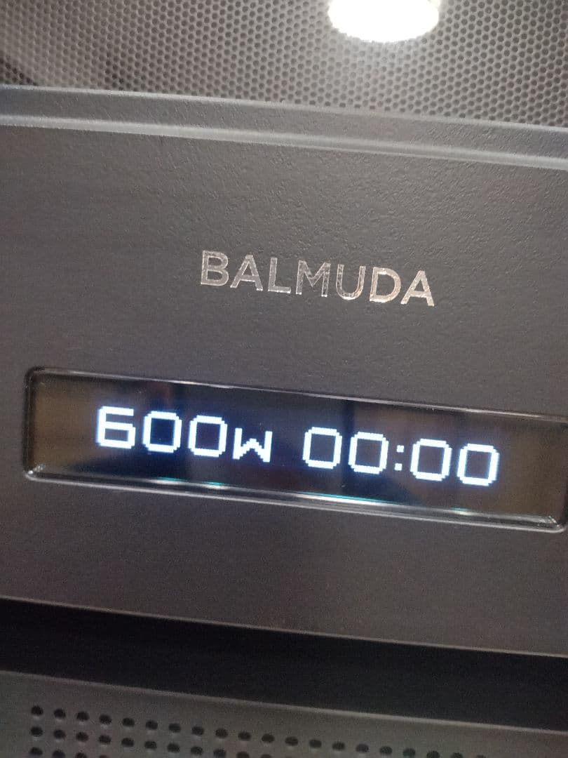 バルミューダオーブンレンジ K09A-BK　角皿　取説付　黒