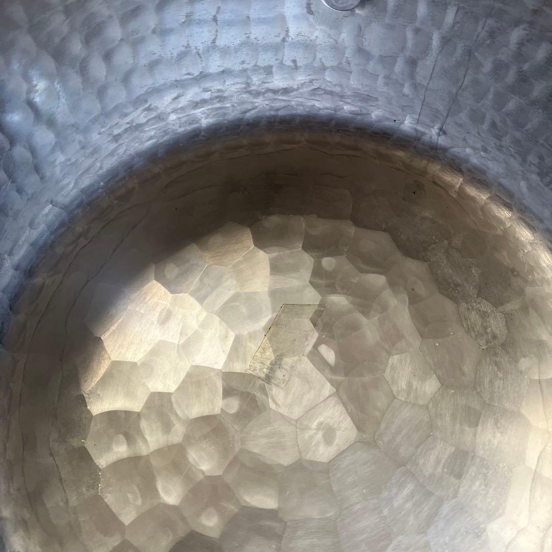 有次　両手鍋　未使用　18センチ　蓋あり