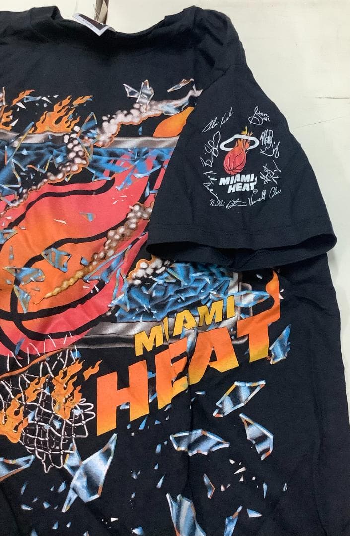 新品 レアヴィンテージ 80s NBA MIAMI HEAT ブラック XL