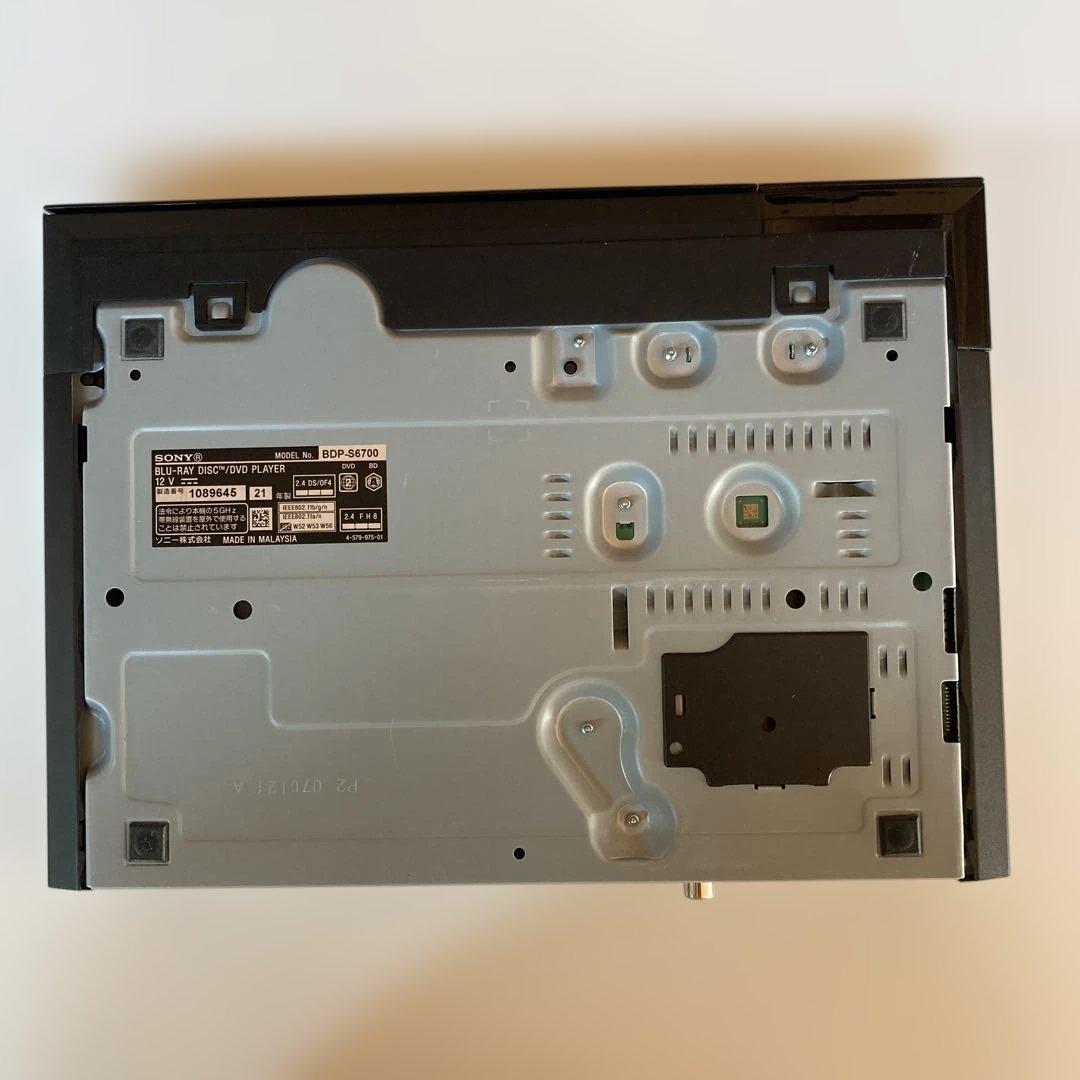 SONY ブルーレイプレーヤー　BDP-S6700 2021年製