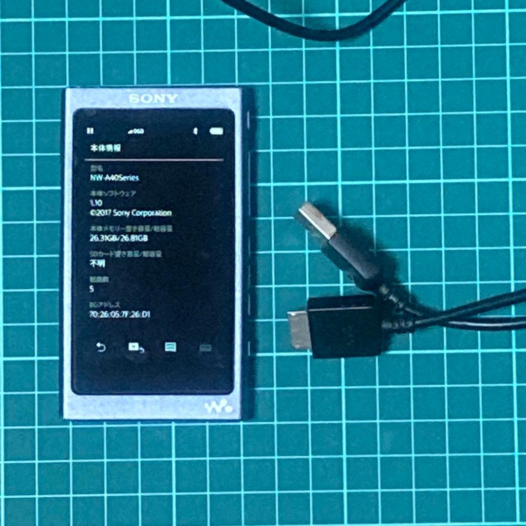 SONYウォークマンNW-A46 32GBムーンリットブルーWALKMAN