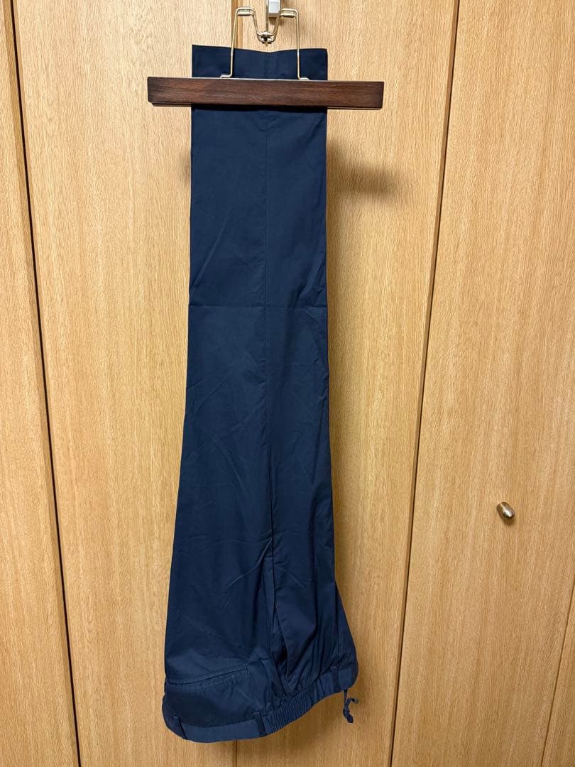 giabsarchivioネイビー スリムフィット スラックス 9部丈