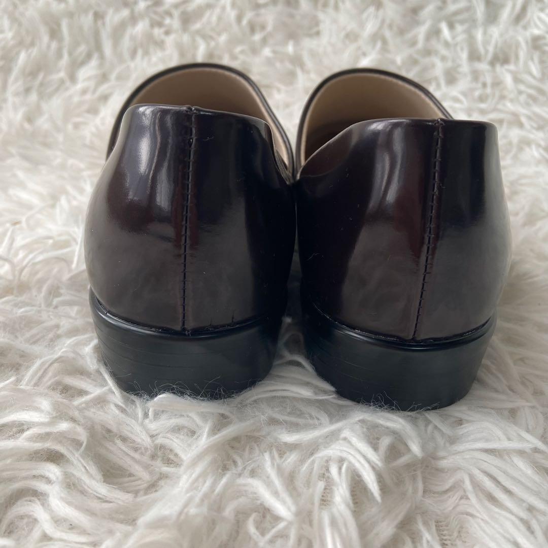 極美品✨HARUTA Spock Shoes スリッポン ブラウン 25 2E