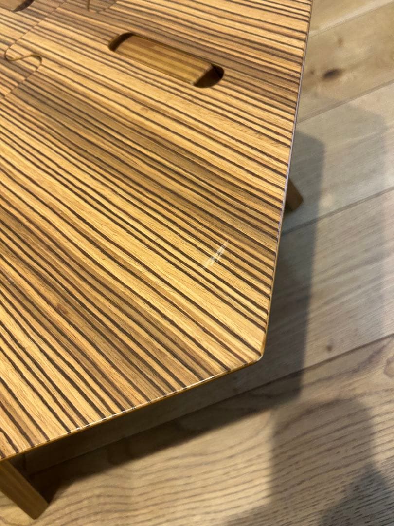 ※週末最終値下げ　Thearth ヘキサテーブル　しま美