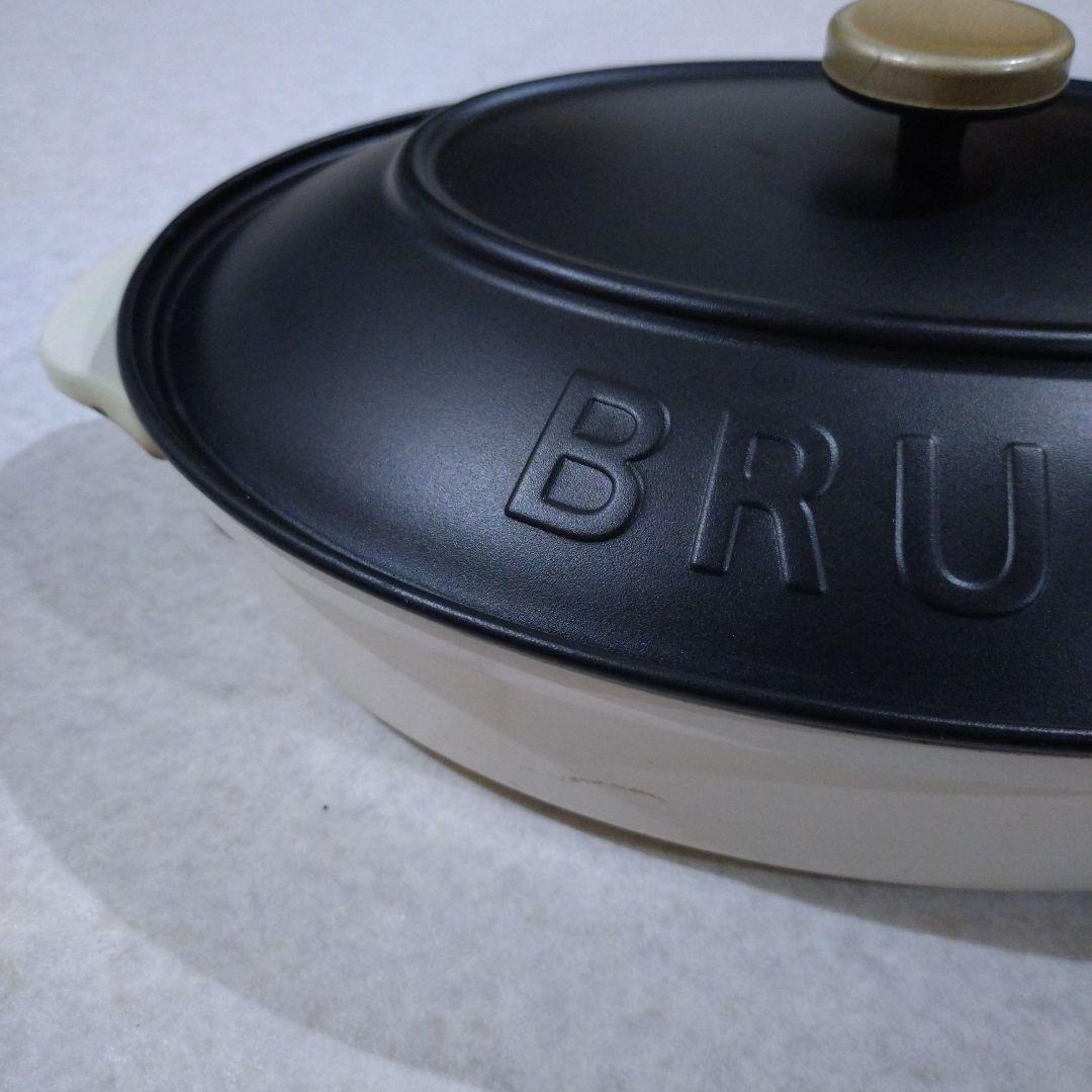 BRUNO オーバルホットプレート ブラック　ホットプレート たこ焼きプレート付