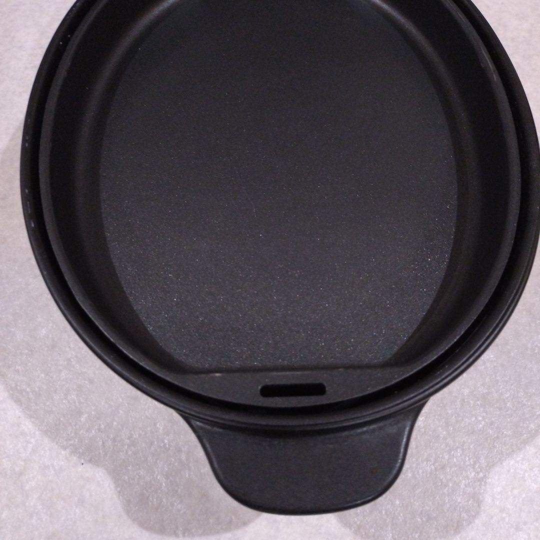 BRUNO オーバルホットプレート ブラック　ホットプレート たこ焼きプレート付