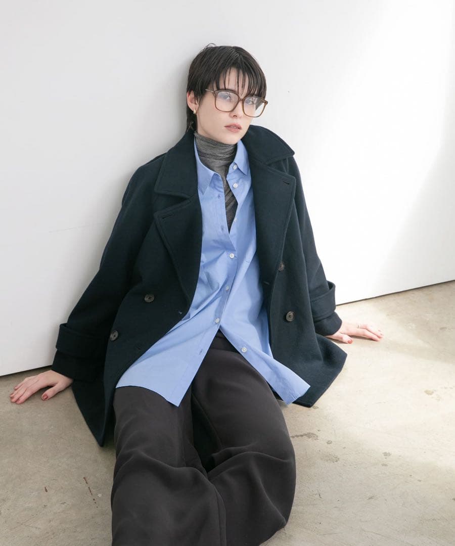 ★新品★URBAN RESEARCH＊スーパー100メルトンPコート2025AW