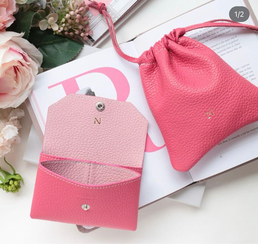 リシェス　コンパクトウォレット　さくらピンク　ピンク　新品未使用　完売色