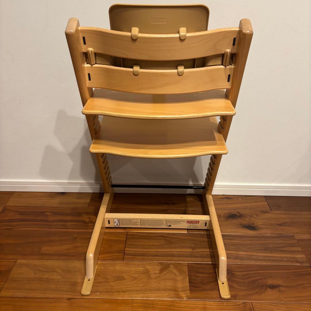 ストッケ トリップトラップ ナチュラル ベビーセット付き 極美品