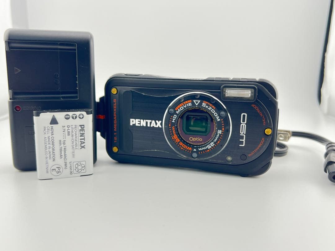 【良品】PENTAX Optio W90 防水デジタルカメラ 17545