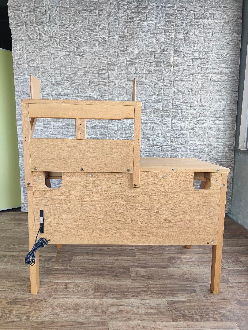 美品 浜本工芸 No.09 デスク ライティングデスク 学習机セット