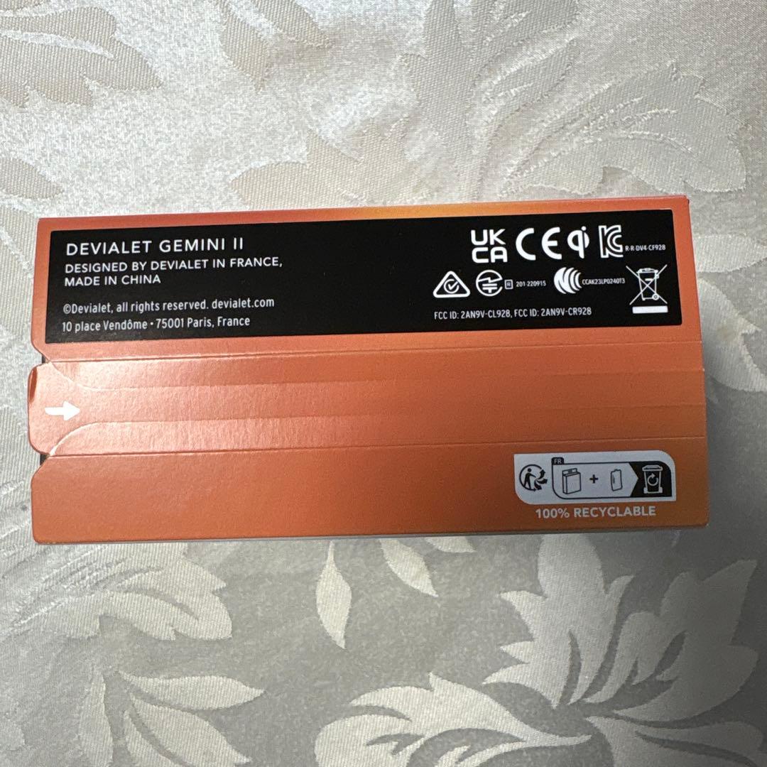 DEVIALET Gemin Ⅱ 【新品未開封】