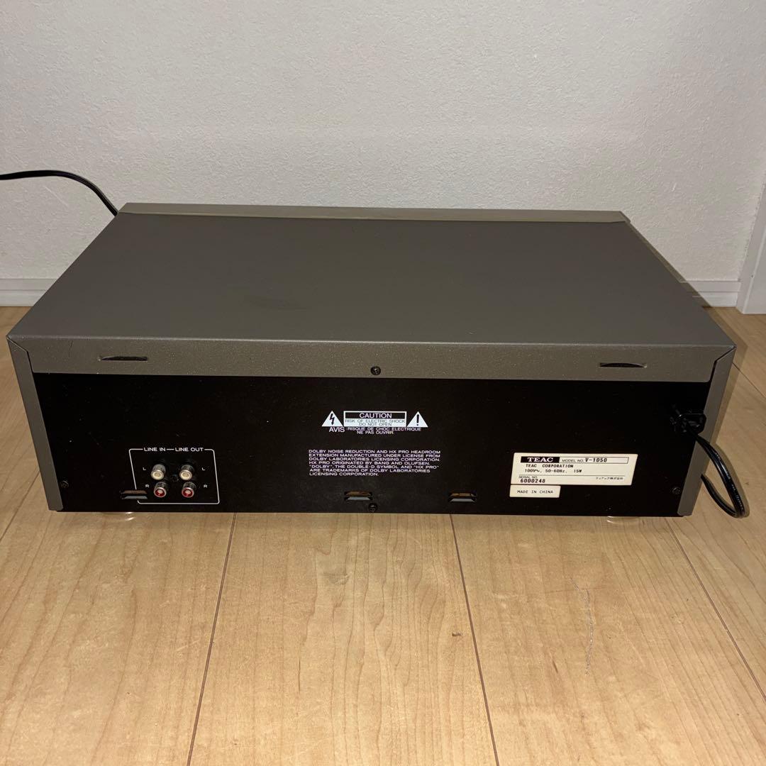 teac ステレオカセットデッキ　V-1050 3ヘッド希少です