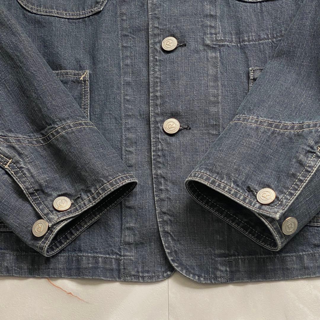 A15637 美品 45R 麦デニムの908カバーオール　影色納戸重 1