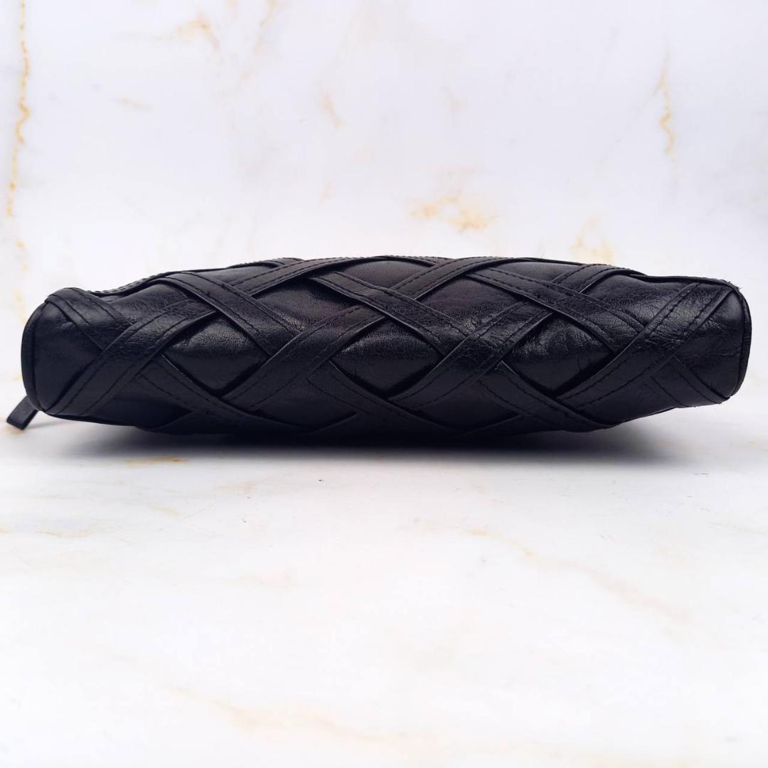 ✨希少・良品✨ イヴサンローラン クラッチバッグ セカンドバッグ レザー 黒