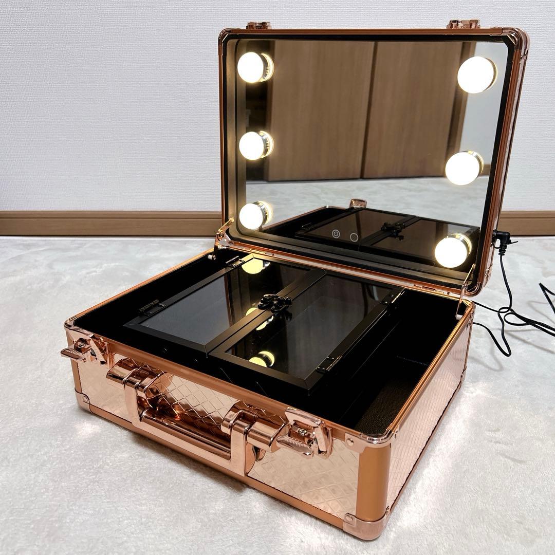 未使用級 フランフラン ヴァリーズ ハリウッドボックスS メイクボックス