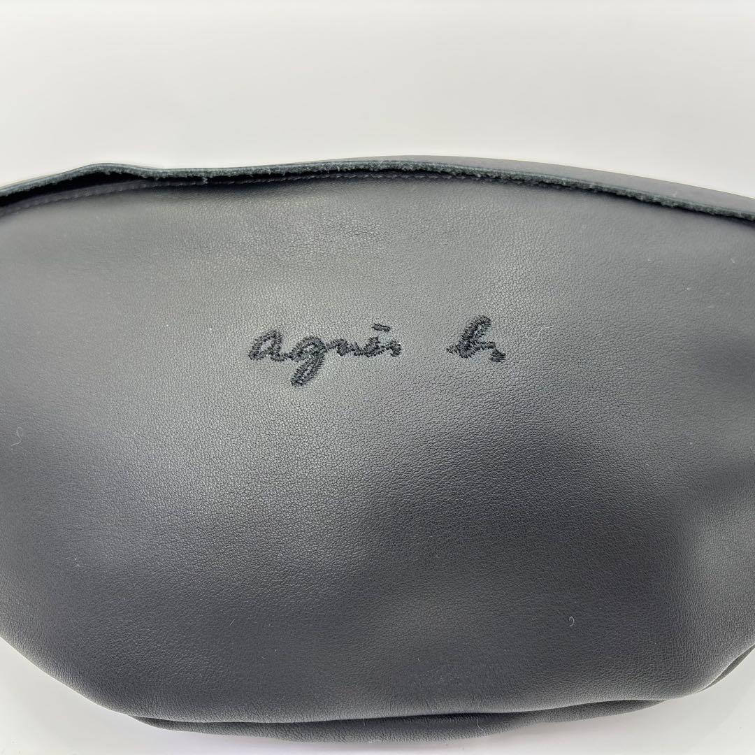 ✨美品✨ アニエスベー PETER レザー ウエストポーチ ブラック