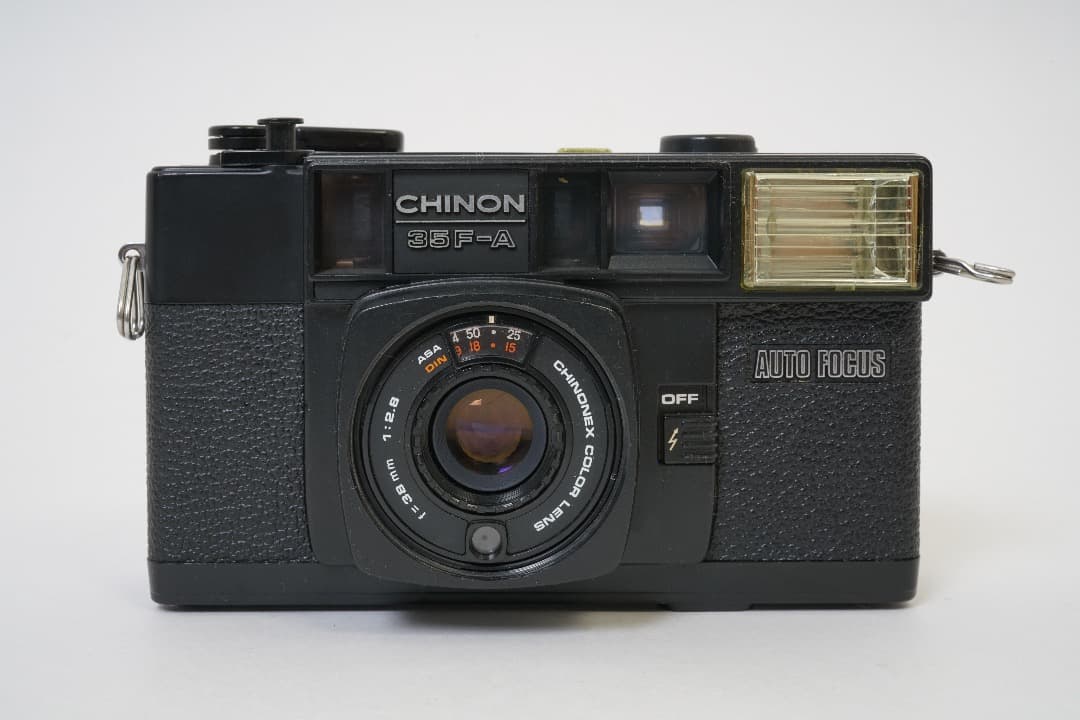 最終価格　チノン　コンパクトカメラ　35F-A　（中古品）　昭和レトロ　着払い