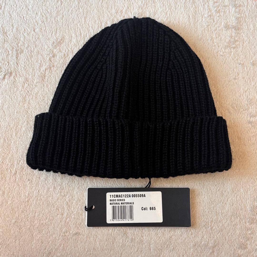 C.P. COMPANY ブラックニット帽