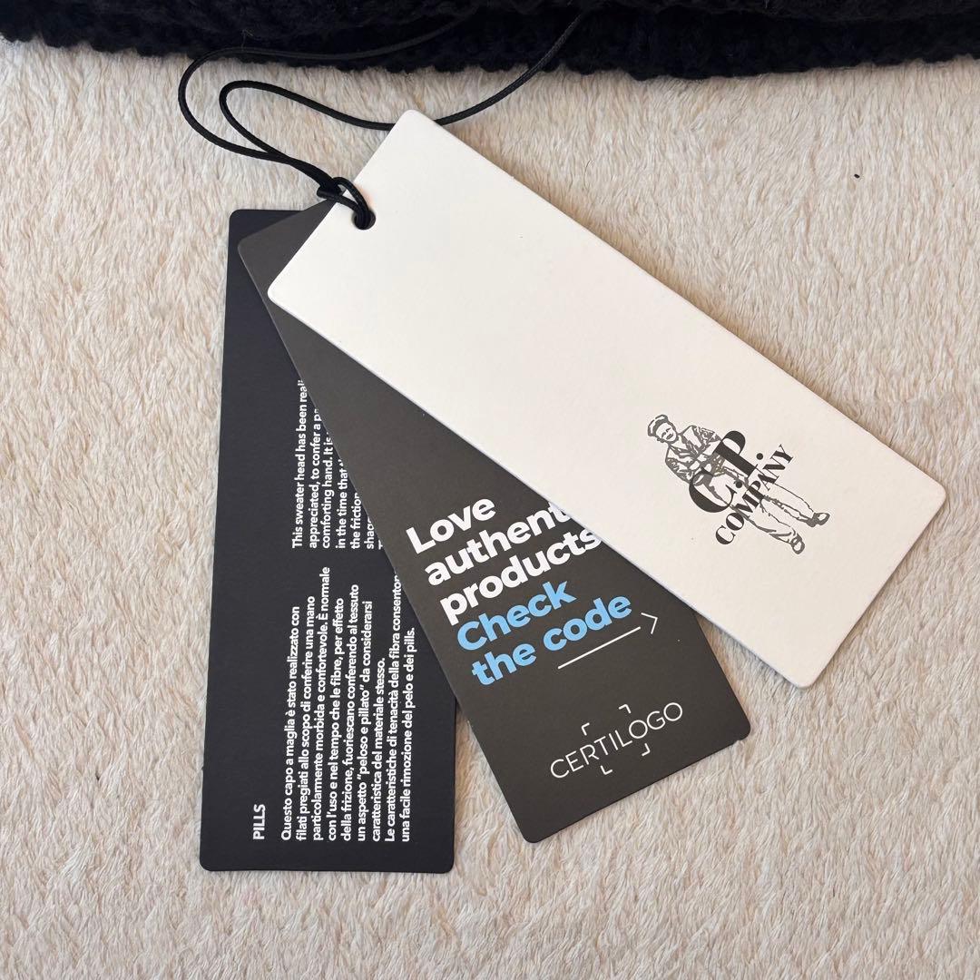 C.P. COMPANY ブラックニット帽