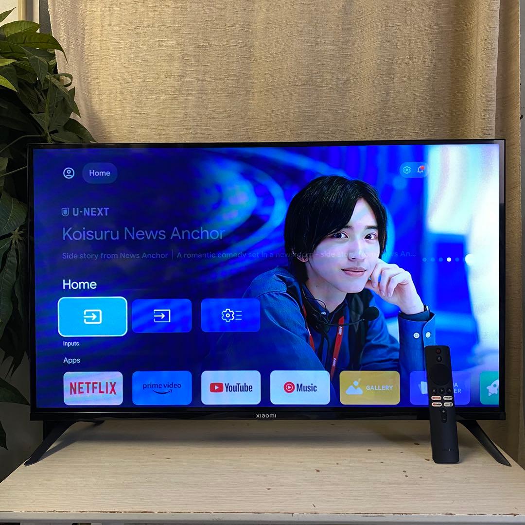 スマホから大画面へ♪チューナーレステレビ ちょうどいい32型！Google TV