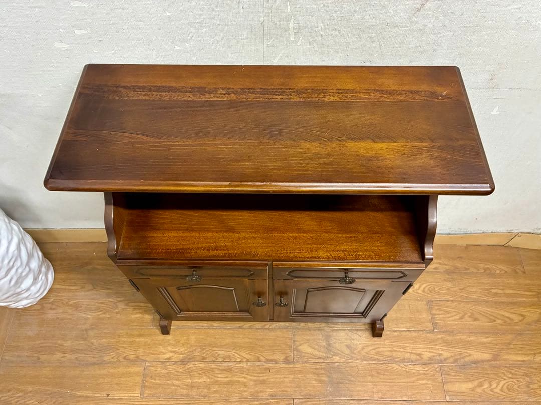 管376☆カリモク☆karimoku☆コロニアルシリーズ☆キャビネット☆電話台