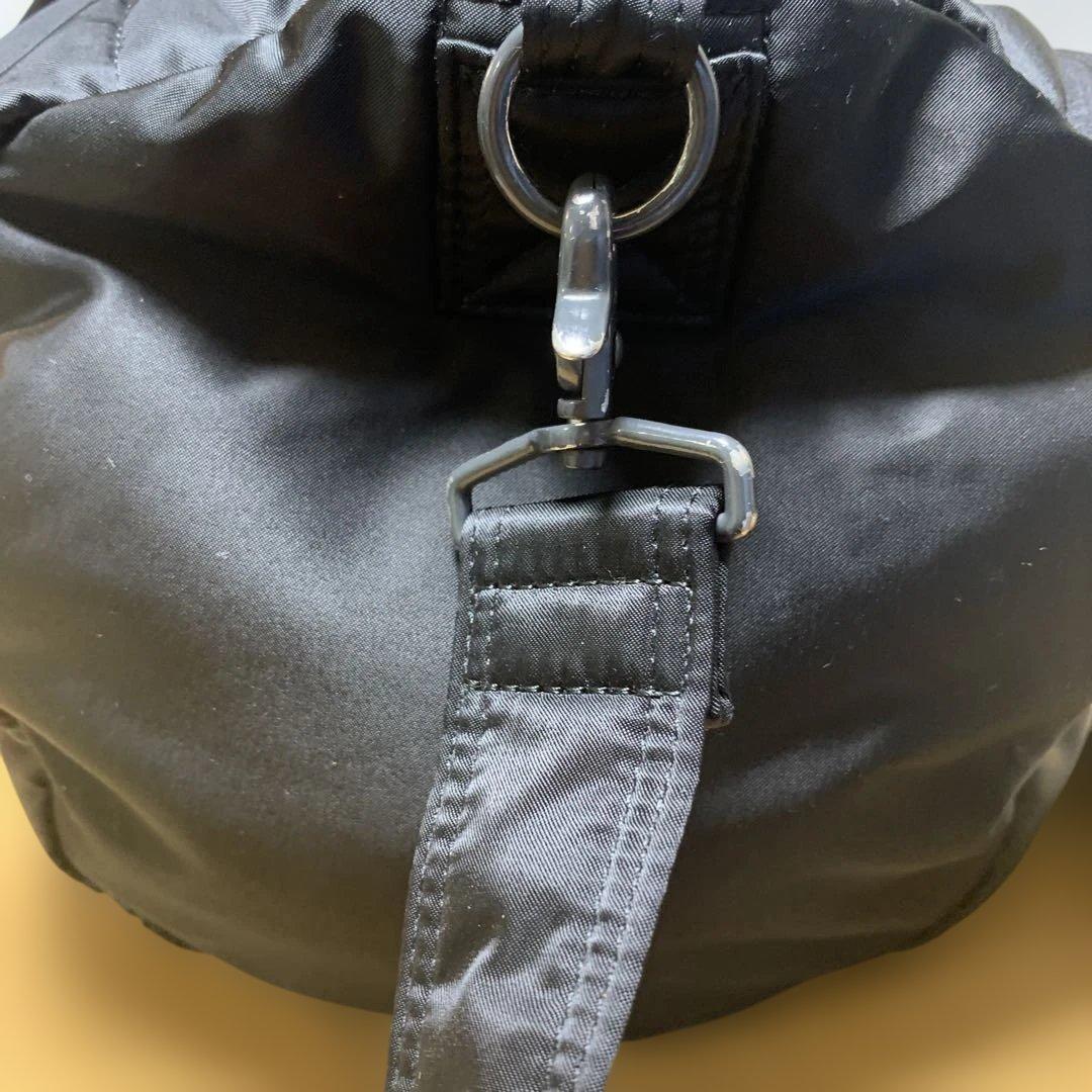 未使用級 PORTER タンカードラムバッグボストンバック2way ブラック