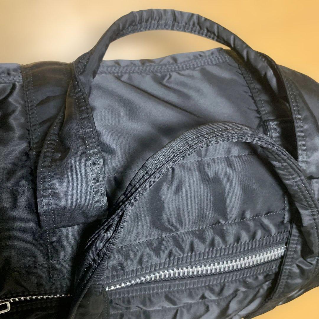 未使用級 PORTER タンカードラムバッグボストンバック2way ブラック