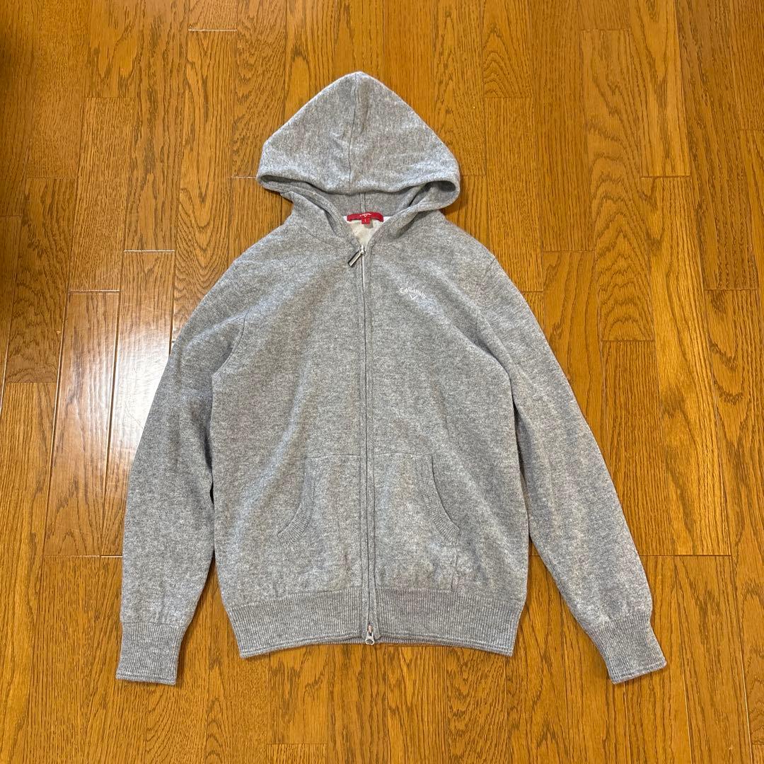 CallawayGolf カシミヤ100% 裏地付きニットパーカー