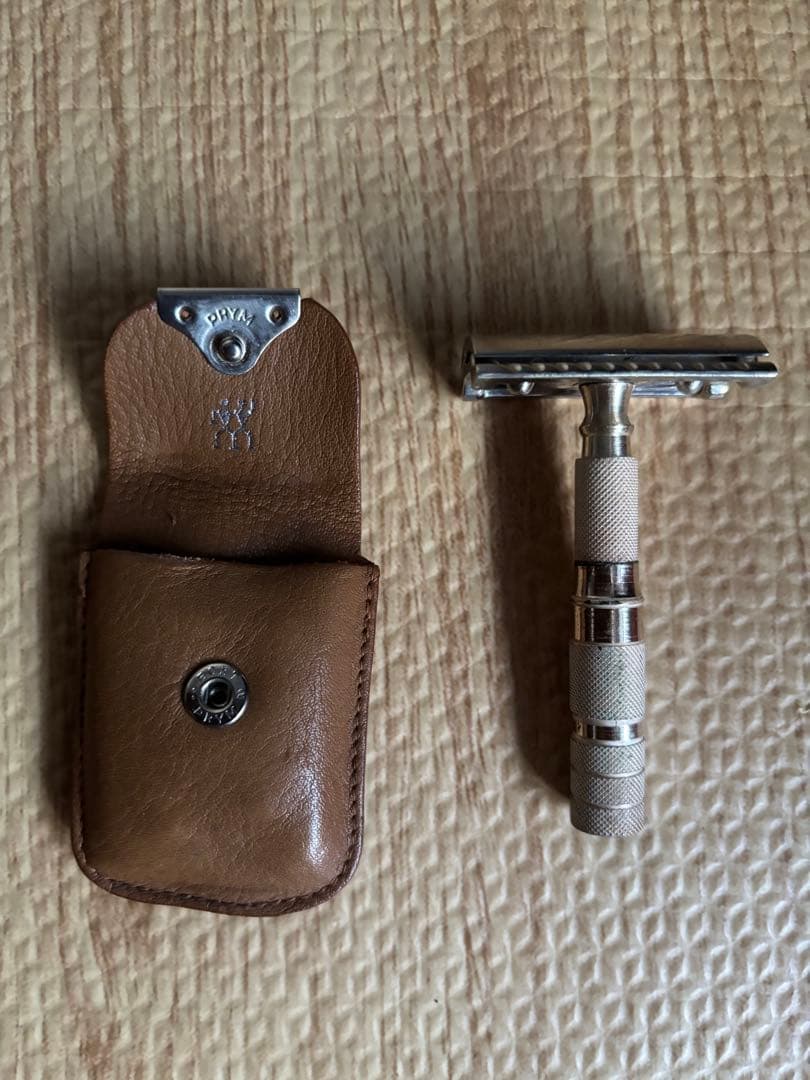 希少、ヘンケルス、双子マーク携帯用髭剃り