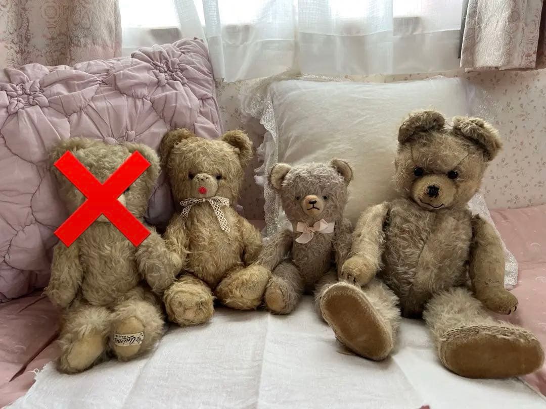 アンティーク テディベア 1体Cタイプ