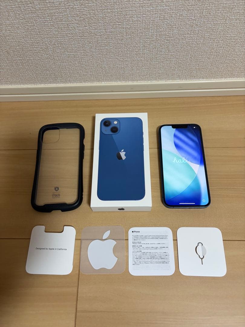 Apple iPhone 13 ブルー 本体と付属品　256G