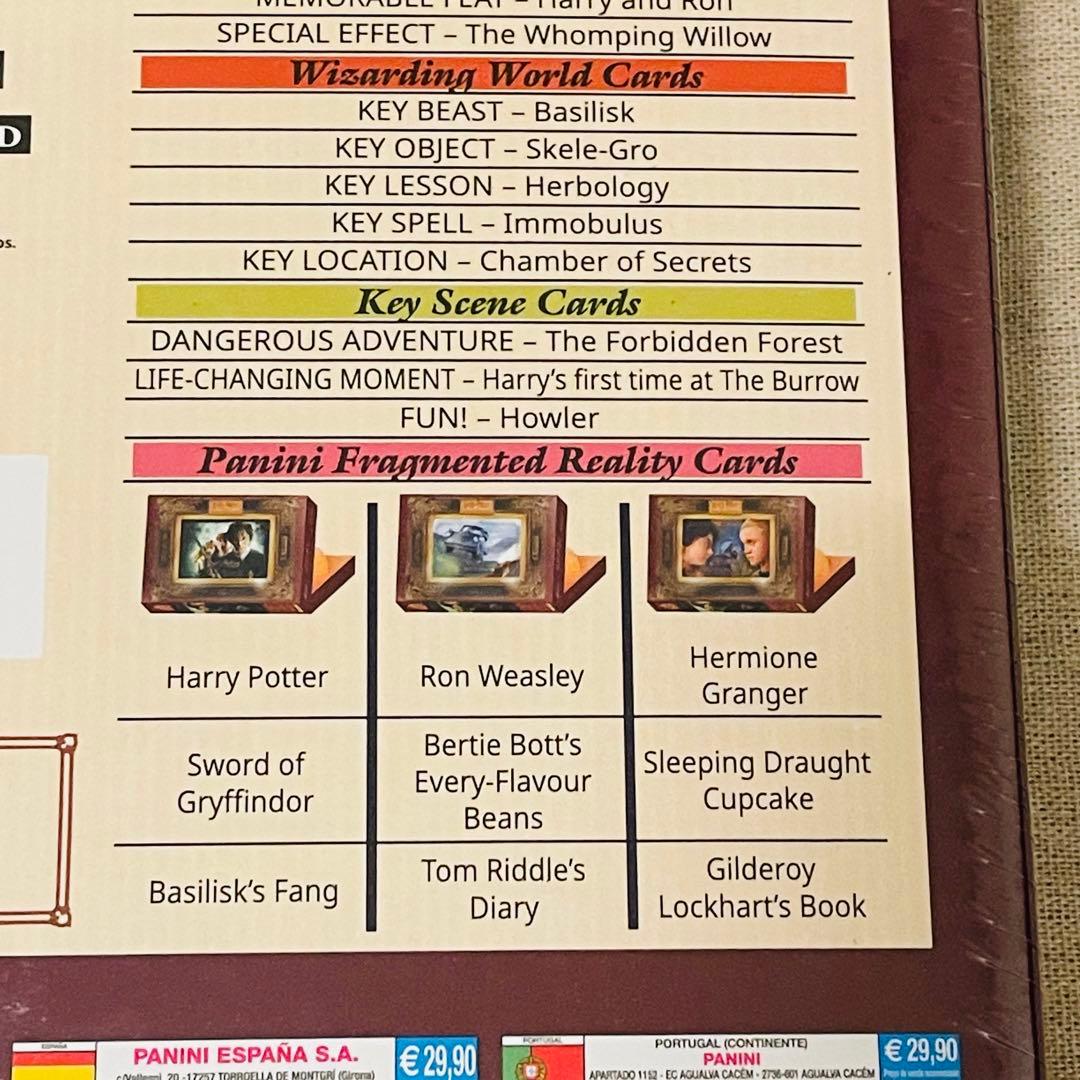 新品　ハリーポッターと秘密の部屋　20周年記念トレカBOX ハリー＆ドラコver