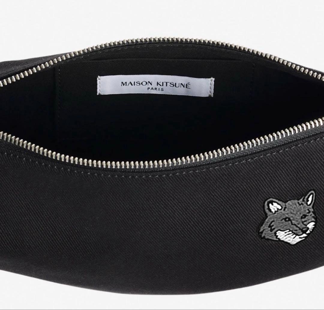 美品☆メゾンキツネ　DOUBLE BOLD FOX HEAD BUMBAG