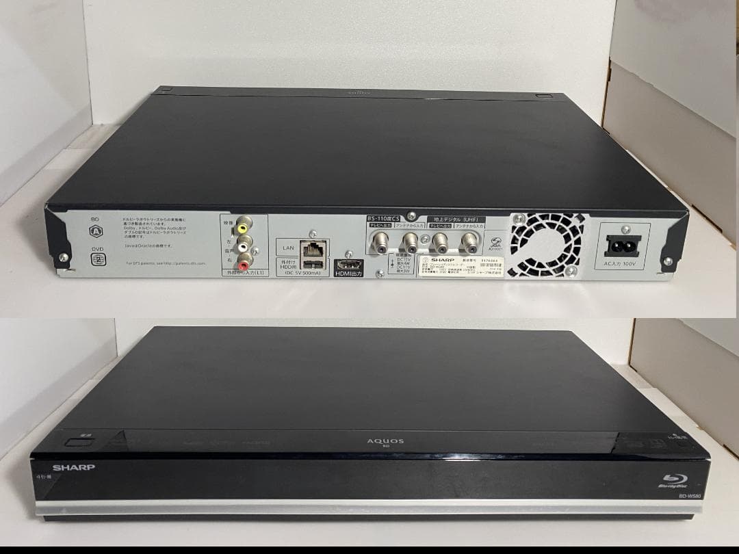 ♬タイムセール中　SHARP BD-W580 【容量アップHDD:1TB】♬